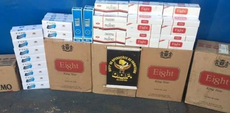 DOF apreende quase 200 pacotes de cigarros em veículo de Maracaju