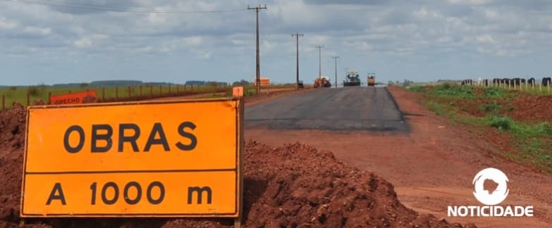 Início de asfaltamento anima produtores que elogiam Governo do Estado