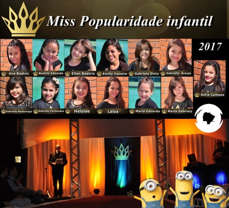 Vote na sua candidata favorita para ser a primeira Miss Popularidade Infantil de Sidrolândia