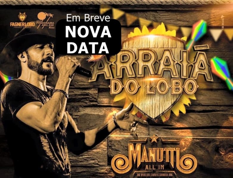 Show que aconteceria no Brizola nesta sexta é adiado e nova data será anunciada