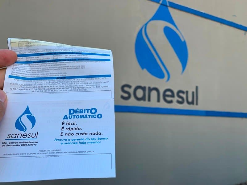 Sanesul aplicará reajuste de 22,73% até 2027 e conta de água vai subir em Mato Grosso do Sul