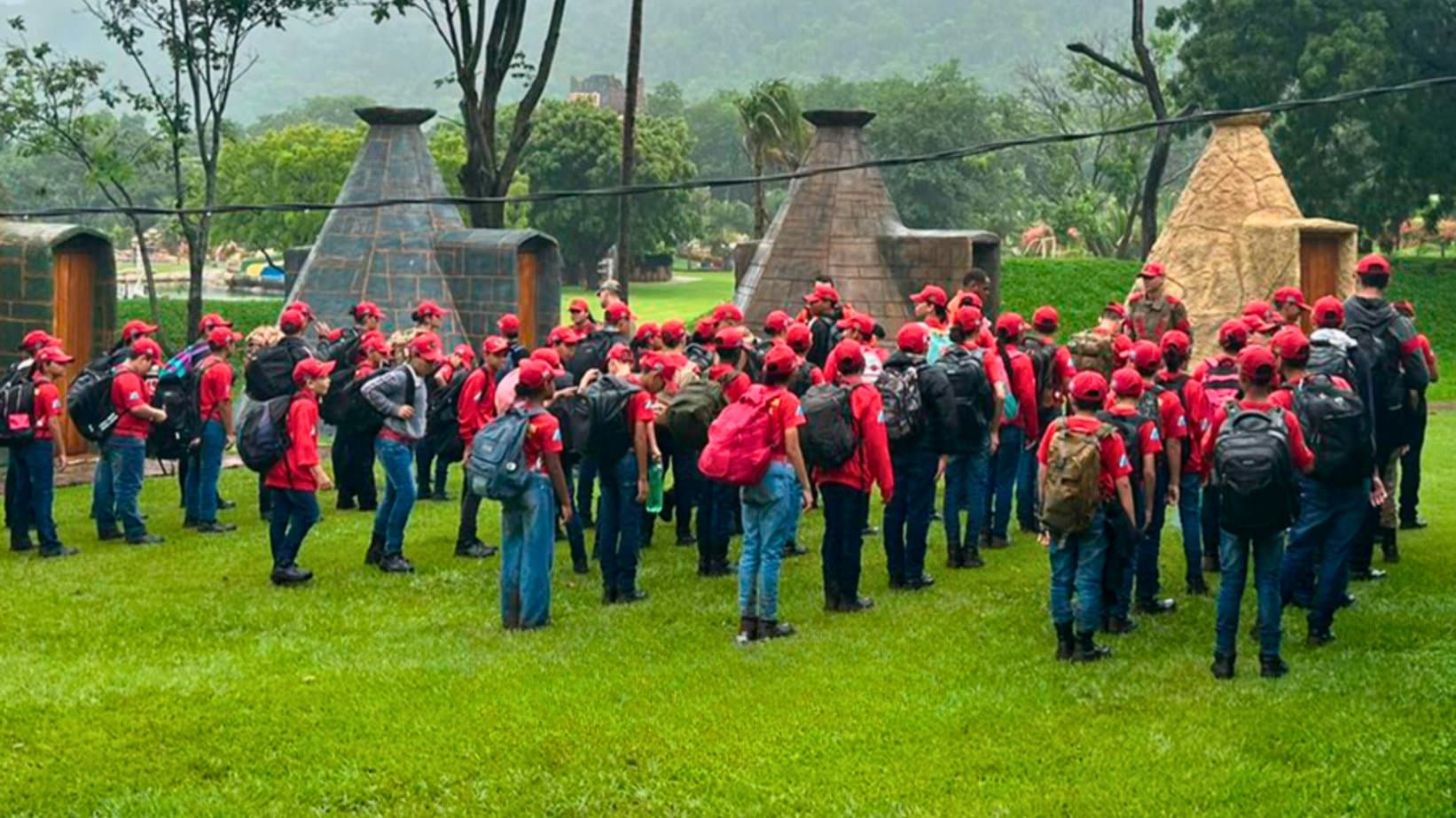 Acampamento 2025 do Projeto Bombeiros do Amanhã reúne 58 jovens em dois dias de atividades na Fazenda Piana