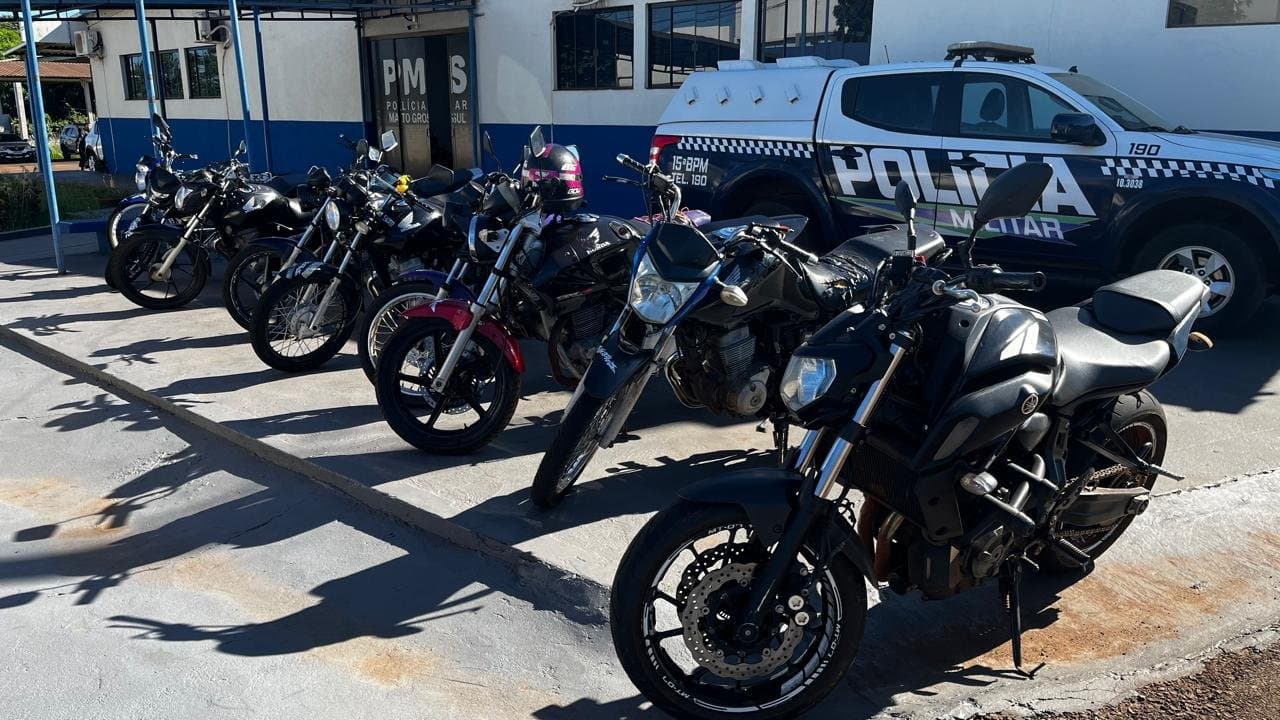 “Nosso objetivo é preservar vidas”, destaca Comandante da PM ao apreender 10 veículos irregulares em Maracaju