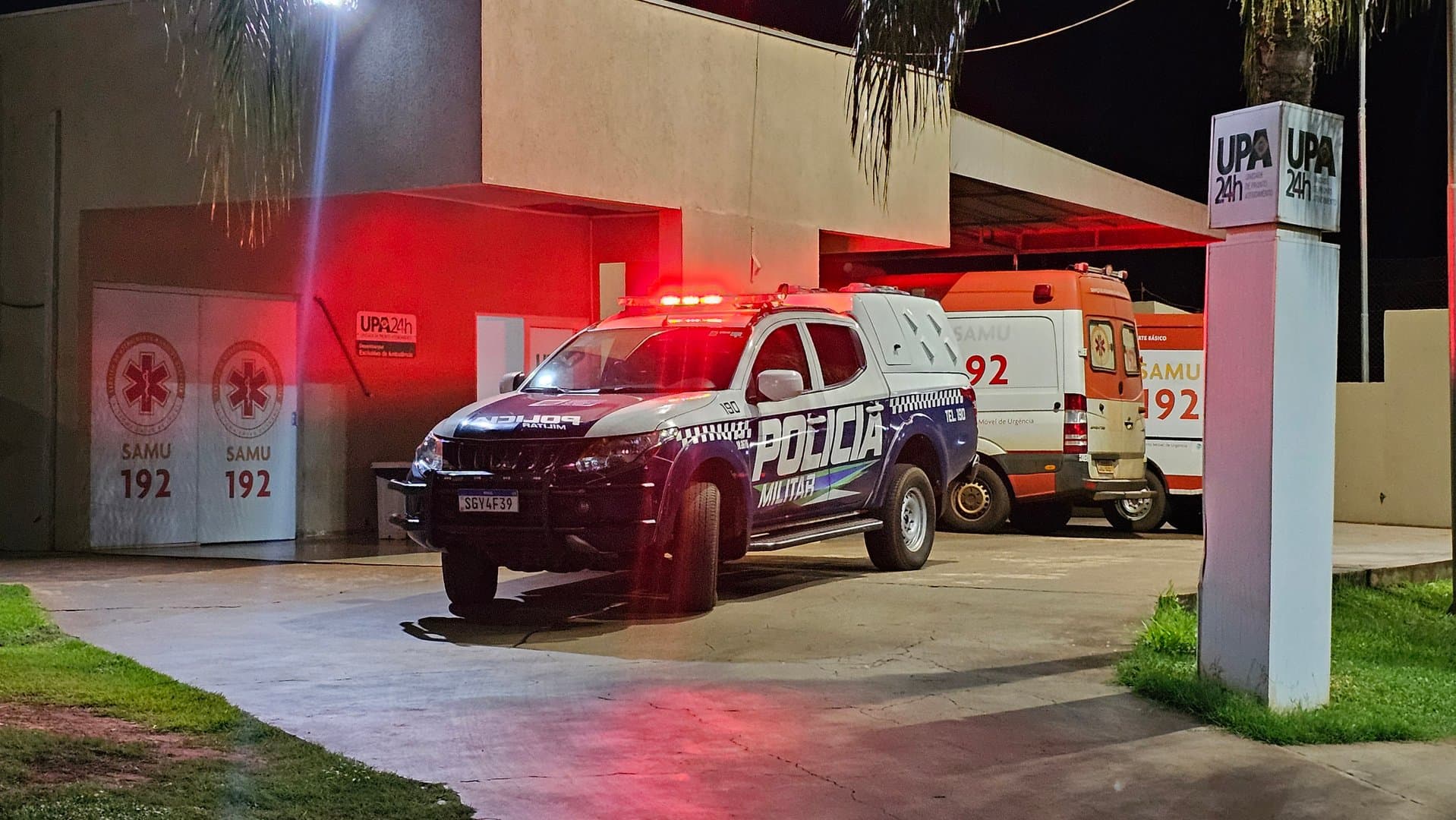 Em Sidrolândia, homem de 41 anos agride o próprio pai, ameaça moradores na rua, apanha e acaba preso