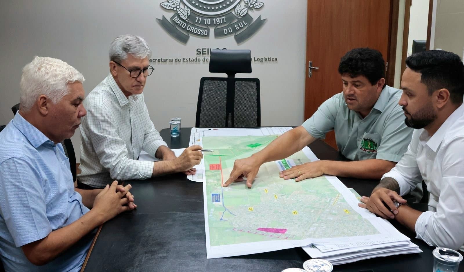 Rodrigo Basso se reúne com Governo do Estado em busca de melhorias na MS-162