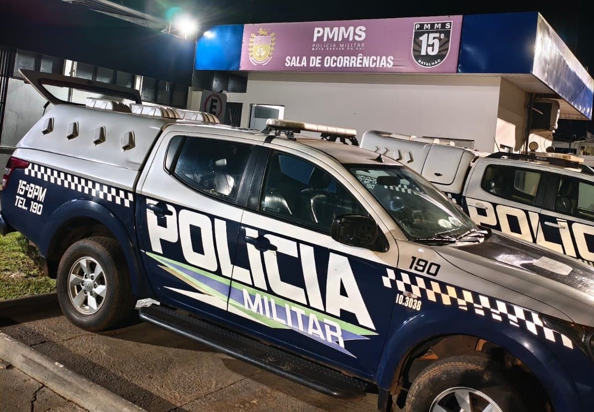 Homem de 38 anos é detido pela Polícia Militar por ameaçar a própria mãe em Maracaju