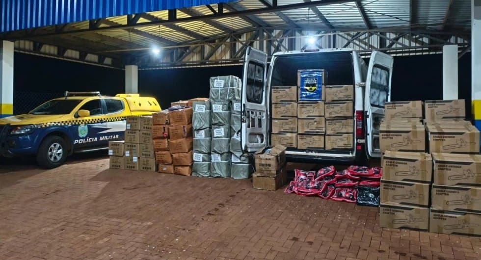 Mercadorias irregulares avaliadas em quase R$ 180 mil são apreendidas pela PMR em Maracaju