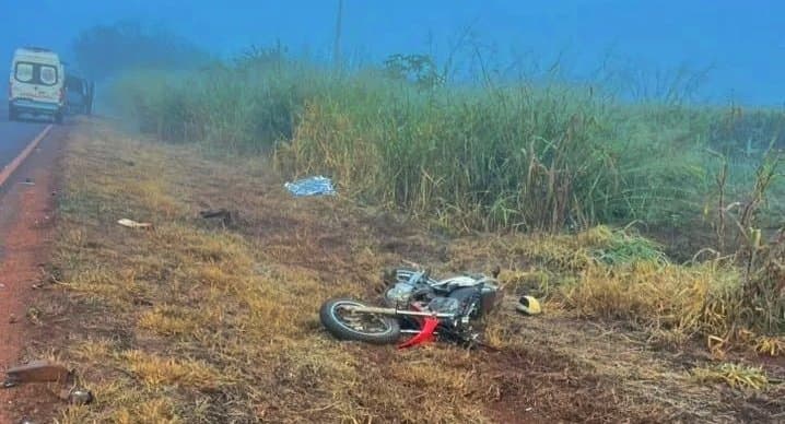 Adolescente de 17 anos morre em colisão entre moto e van na MS-164 em Maracaju