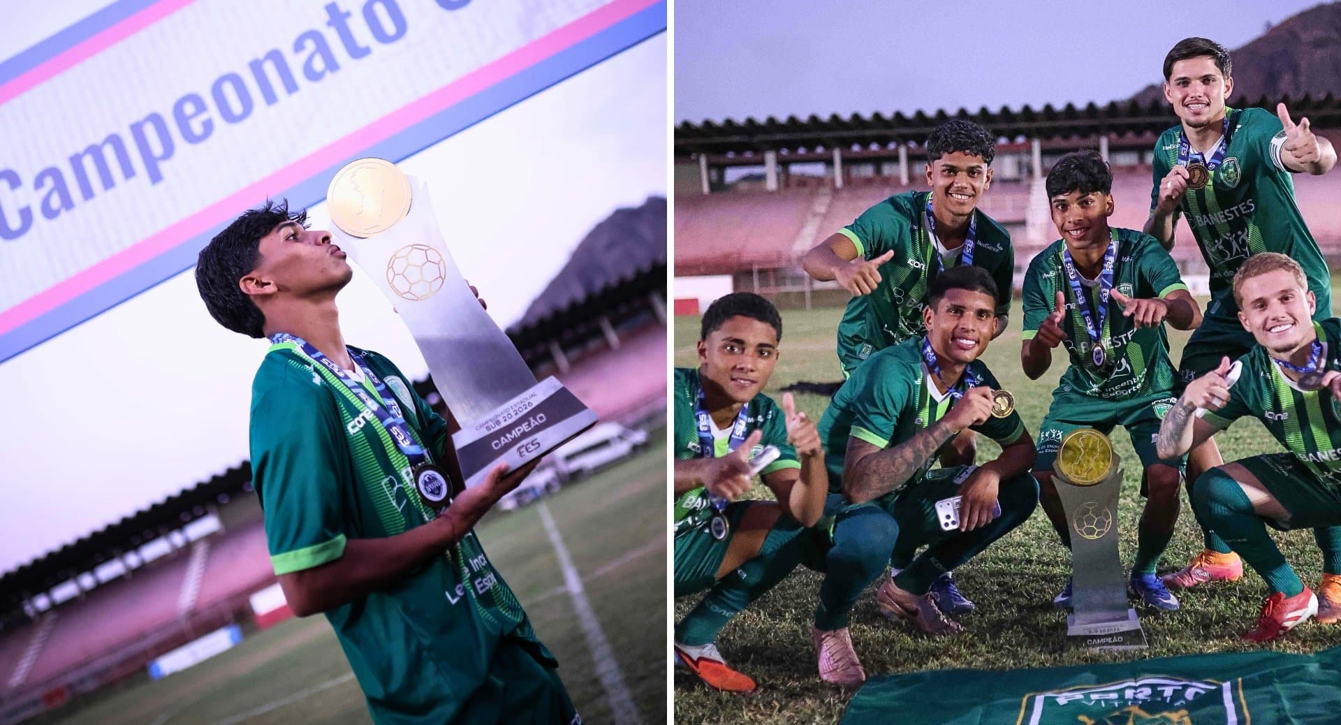 De Sidrolândia, atleta indígena marca gol em final e conquista Campeonato Capixaba Sub-20 com o Porto Vitória
