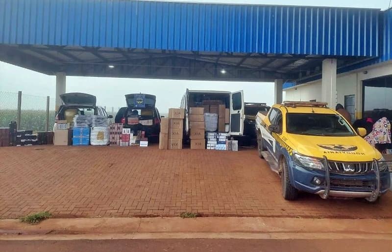 PMR apreende carga de mercadorias avaliada em R$ 320 mil durante fiscalização em Maracaju