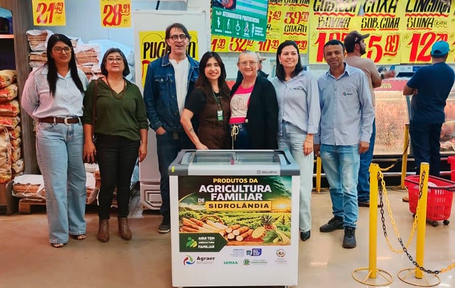 Parceria leva produtos da agricultura familiar para supermercados de Sidrolândia