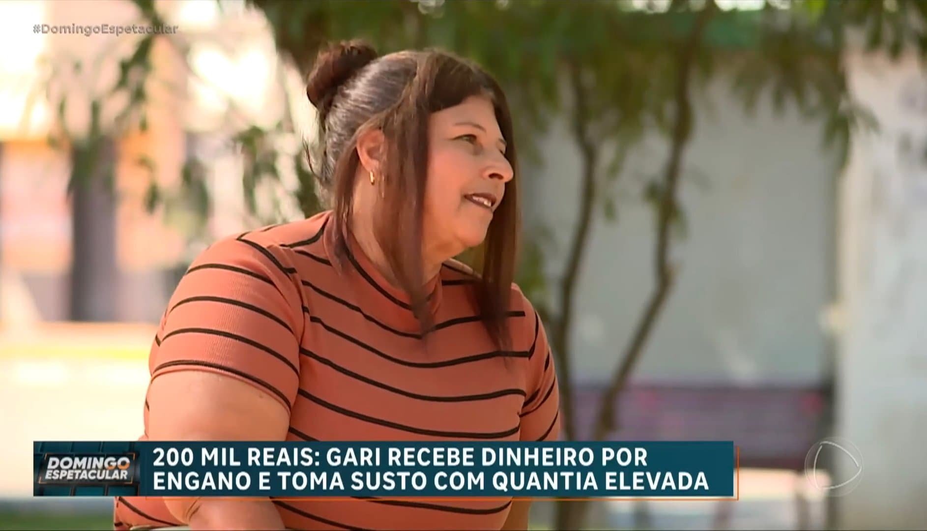 Gari de Sidrolândia que devolveu Pix de R$ 200 mil foi destaque nacional no Domingo Espetacular