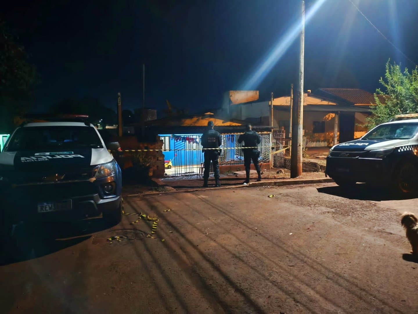 Mulher de 36 anos é executada com tiro na cabeça em Maracaju e companheiro sobrevive após arma falhar