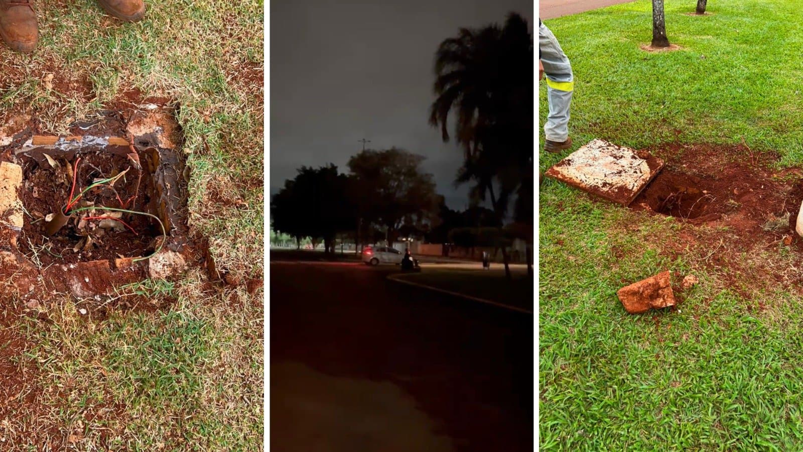 Furto de cerca de mil metros de cabos deixa trecho da Avenida Antero Lemes sem iluminação em Sidrolândia