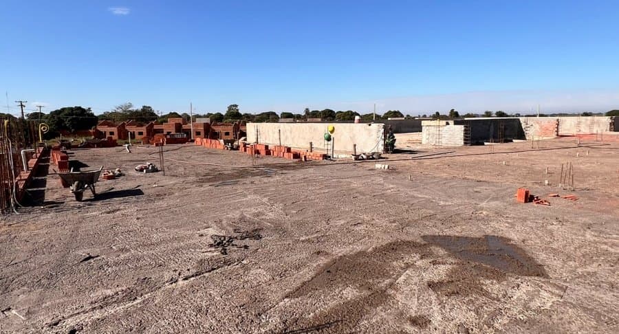 Com investimento de 4,2 milhões, obra da UBS tipo IV do Jardim Petrópolis avança e conclui etapa de concretagem