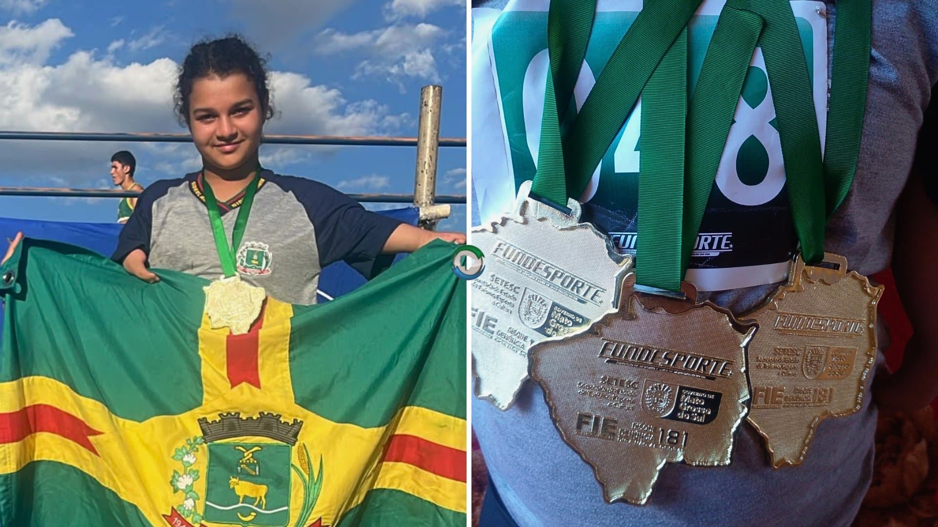 Sucesso: estudante de Sidrolândia conquista 1º lugar em três competições nas Paralimpíadas Escolares de Mato Grosso do Sul 