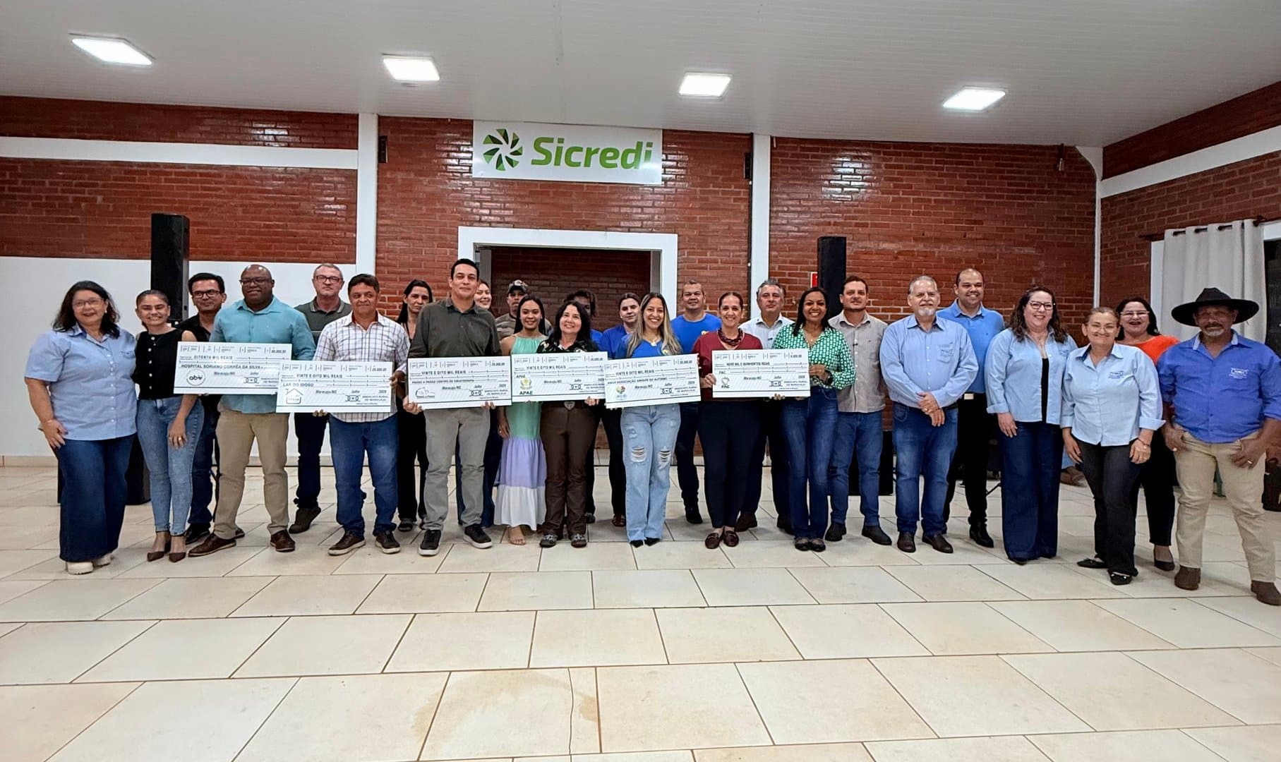 Sindicato Rural de Maracaju repassa mais de R$200 mil à entidades socioassistenciais do município