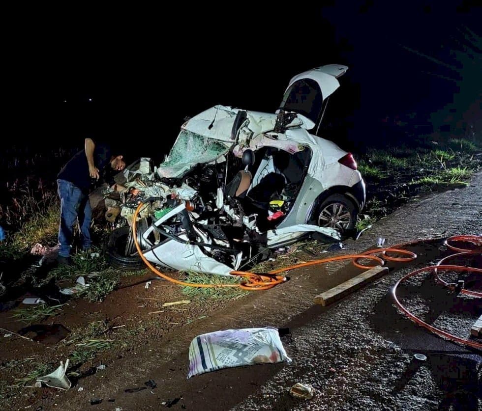 Moradores de Sidrolândia, jovem de 13 anos e homem de 38 morrem durante acidente na BR-267