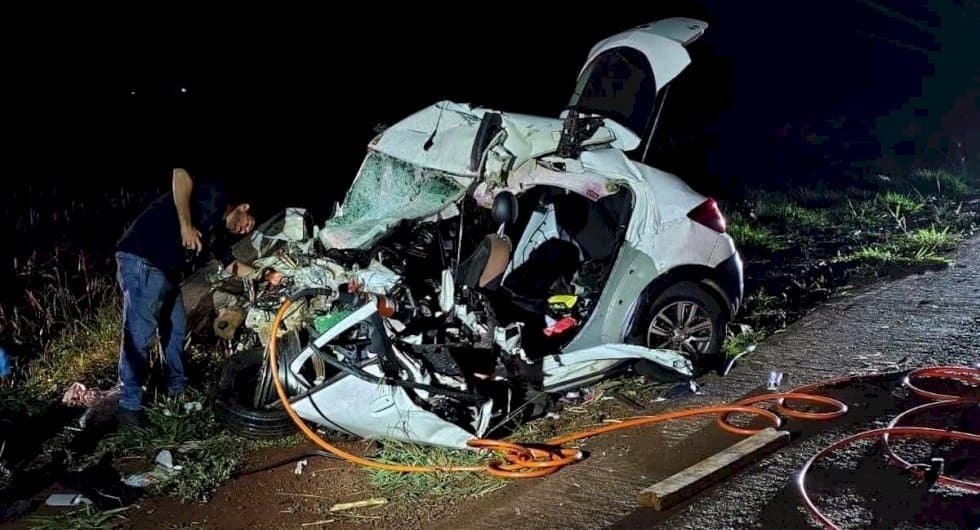 Moradores de Sidrolândia, jovem de 13 anos e homem de 38 morrem durante acidente na BR-267