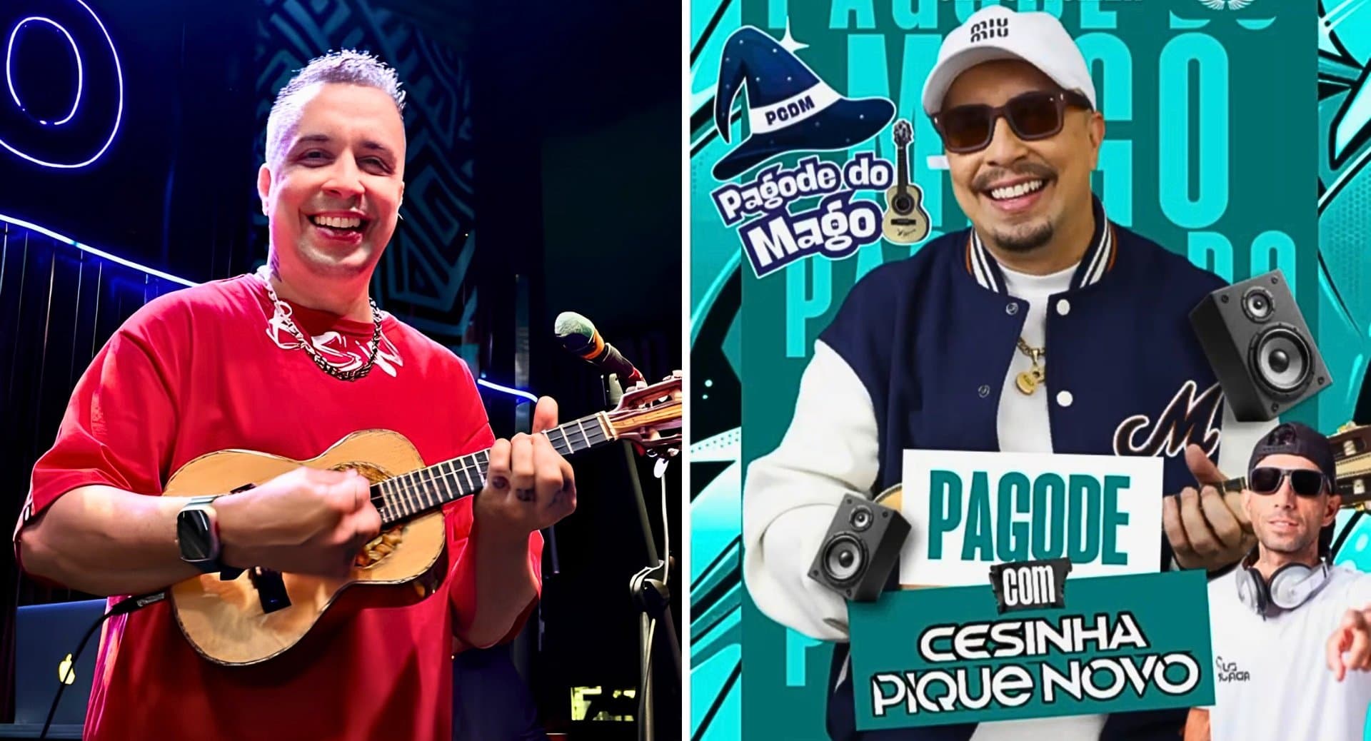Pagode com Cesinha Pique Novo agita o Nava Club neste sábado em Sidrolândia