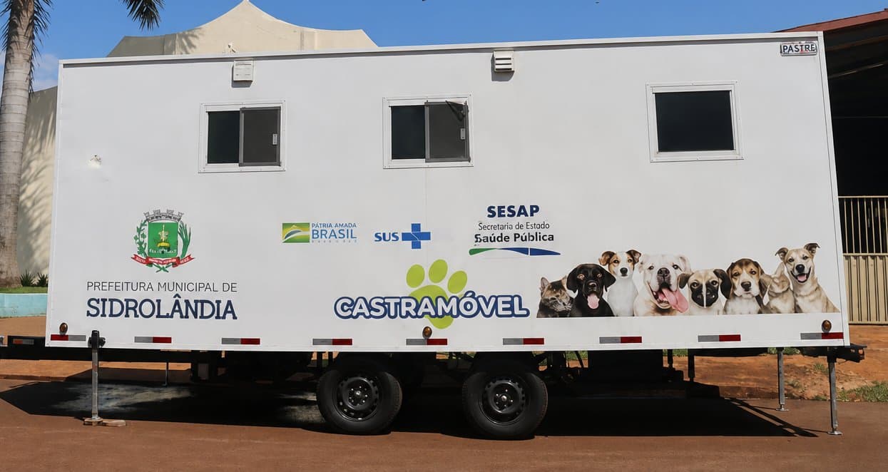 Castramóvel realiza mutirão de castração de cães e gatos no Bairro São Bento em Sidrolândia