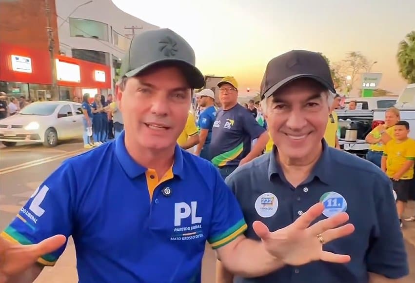 Com apoio de prefeito, vereadores e ex-prefeitos, Reinaldo Azambuja mostra força em sua terra natal 