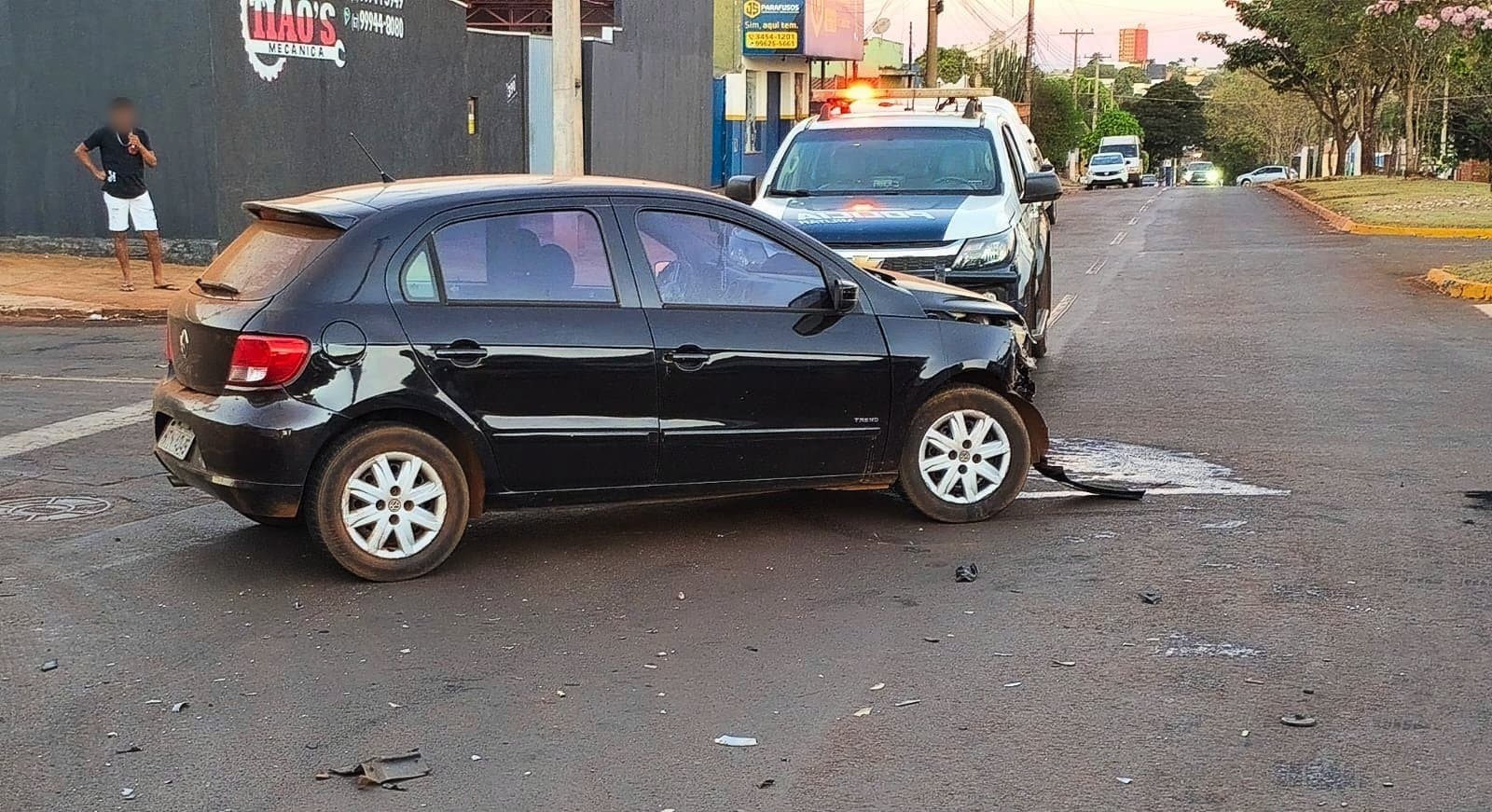 Homem de 58 anos é preso por embriaguez ao volante após se envolver em acidente de trânsito em Maracaju