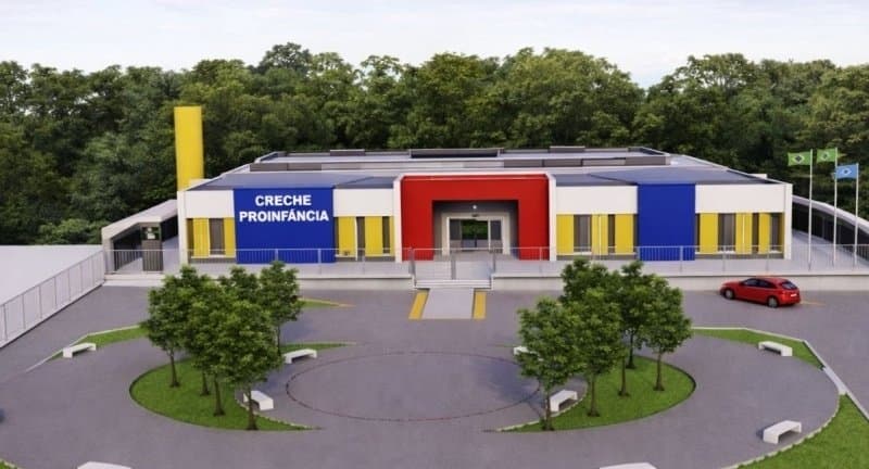 Prefeitura de Nioaque avança na construção de nova unidade de educação infantil no bairro Monte Alto