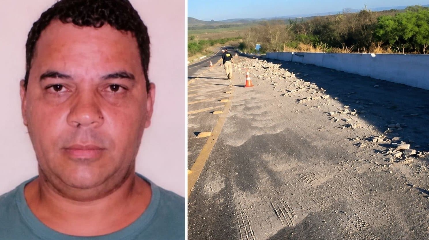 Caminhoneiro de 41 anos morre após caminhão sair da pista e cair na Serra de Maracaju