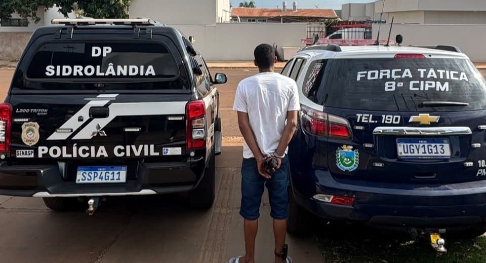 Polícia Civil e Força Tática prendem em flagrante autor de tentativa de homicídio em Sidrolândia
