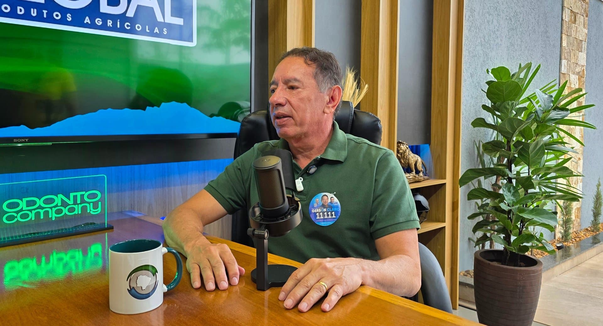 No Podcast do Noticidade, Gerson Claro fala sobre trajetória, mandato e prioridades para Mato Grosso do Sul