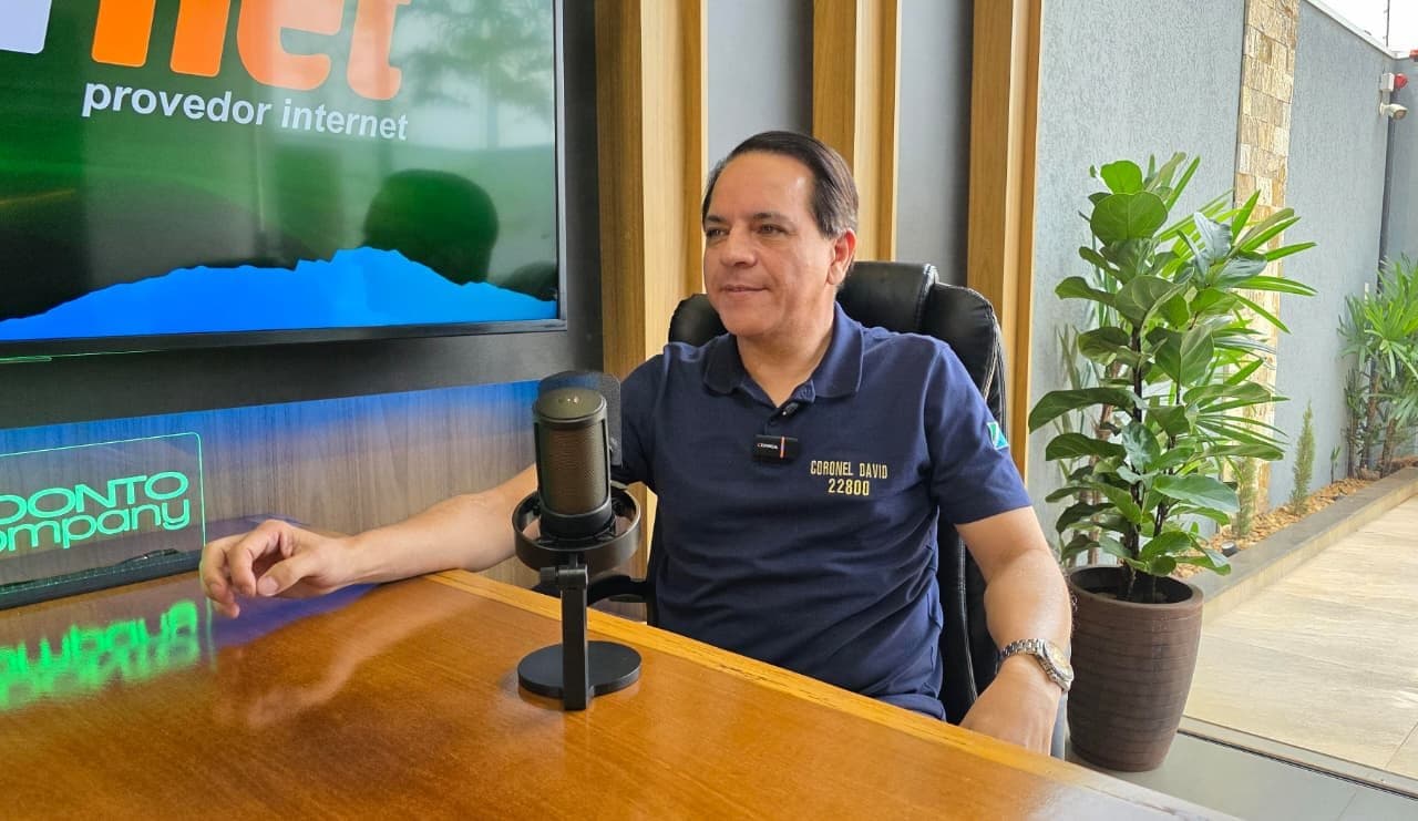 Coronel David destaca emendas para Sidrolândia, segurança pública e projetos de lei no podcast do Noticidade