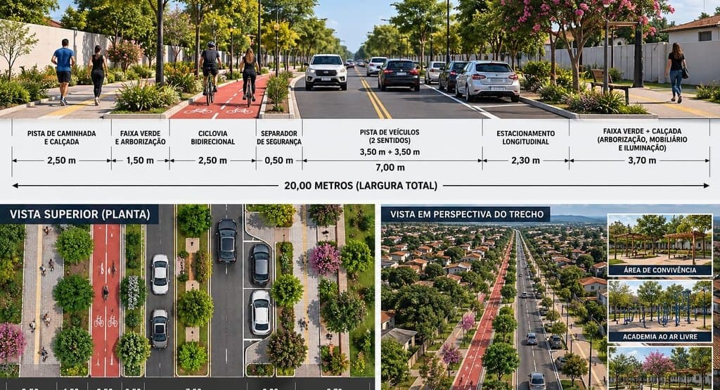 Prefeito Rodrigo Basso buscará autorização para transformar Rua Afonso Pena em Avenida no antigo trecho ferroviário