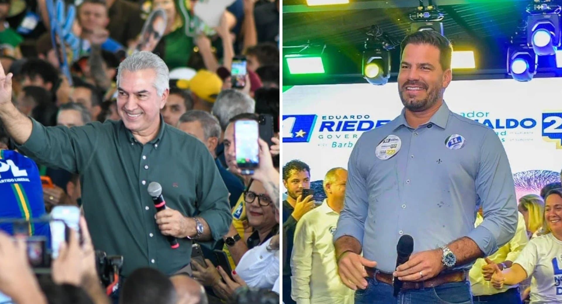 Reinaldo Azambuja e Capitão Contar são eleitos senadores por Mato Grosso do Sul