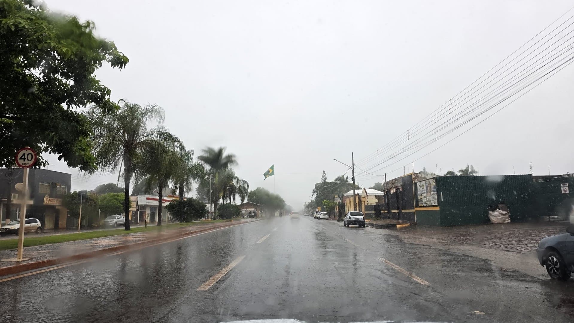 Sidrolândia lidera ranking nacional de chuva após registrar 54,6 mm em 24 horas