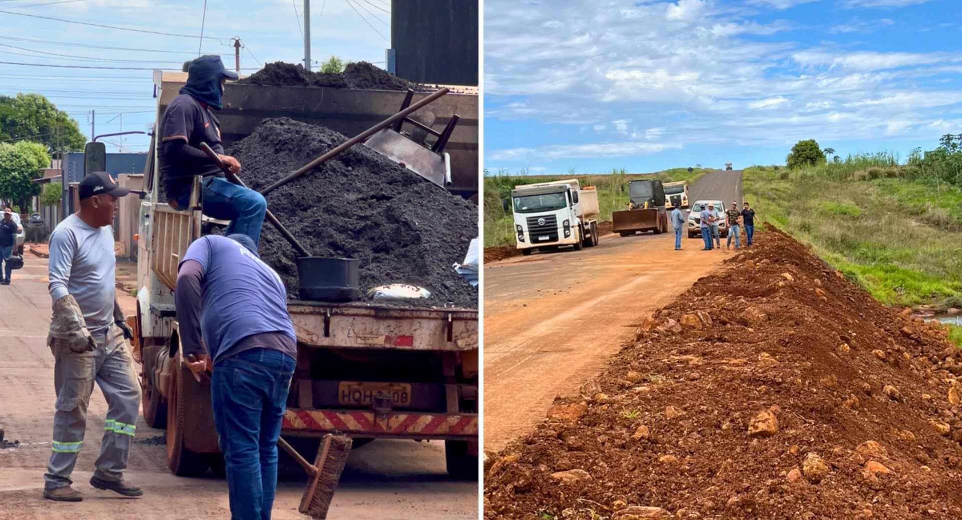 Secretaria de Infraestrutura inicia Operação Pós-Chuva em áreas urbana e rural de Sidrolândia