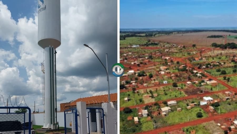 Após espera de 6 anos, água encanada chega à agrovila do Capão Seco