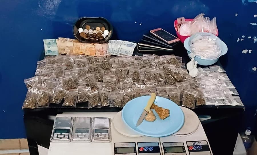 Força Tática fecha “boca de fumo” no Bairro São Bento e recupera bicicleta furtada