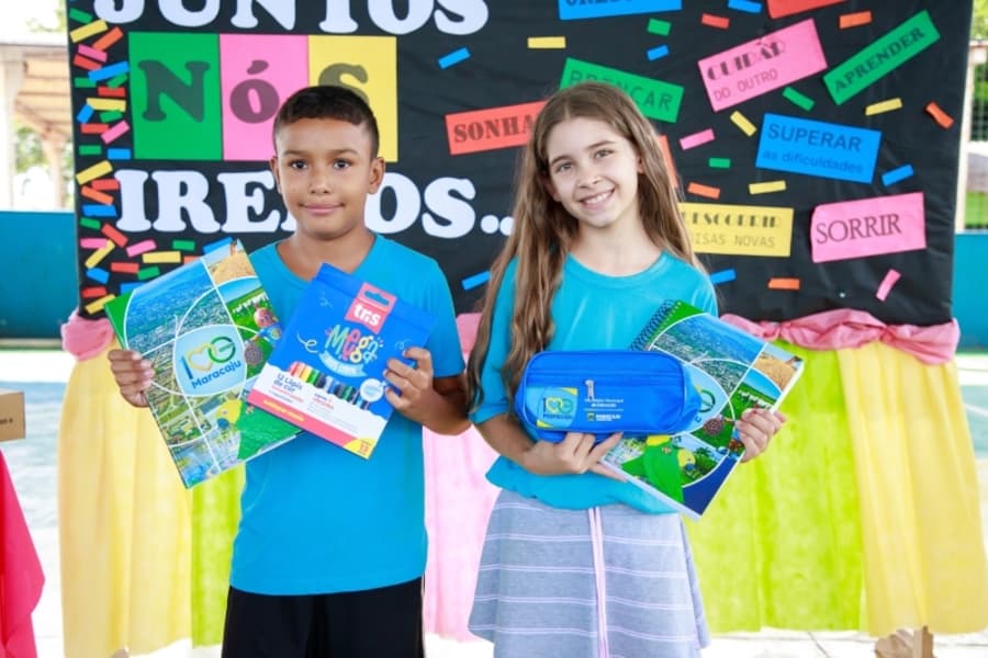 Prefeitura de Maracaju garante kits de materiais escolares a todos os alunos da Rede Municipal de Ensino