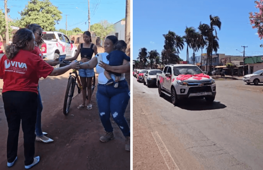 Ação especial da Viva Connection distribuiu lembranças em homenagem as mães