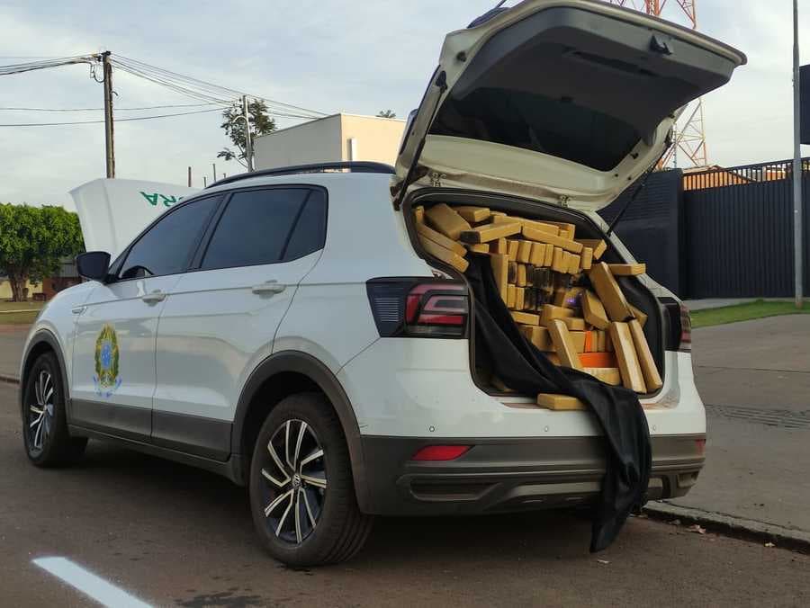 Traficante “clona” carro do Incra e é preso com mais de 1 tonelada de maconha em Sidrolândia