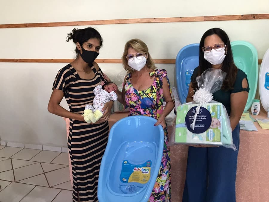 Em Sidrolândia, Assistência retoma programa de apoio a gestantes e entrega kit-bebê
