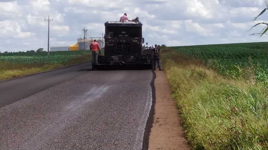 MS-164 recebe obra de microrrevestimento entre Maracaju e Vista Alegre