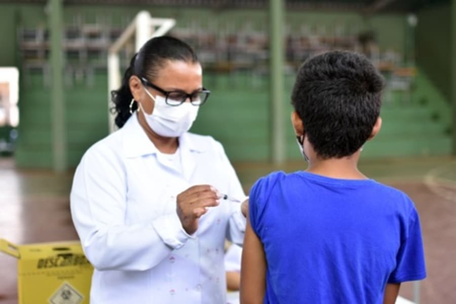 Saúde inicia sábado a vacinação de crianças contra influenza em Sidrolândia