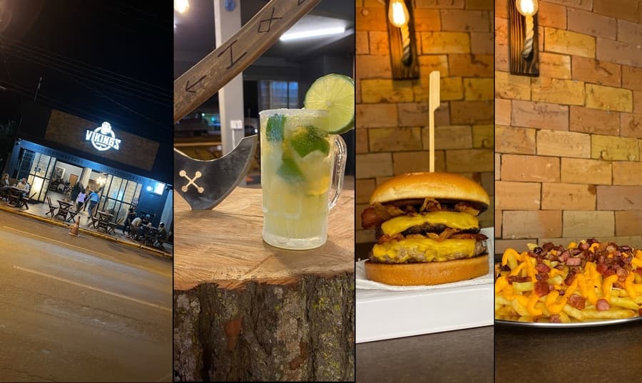 Localizada na Dorvalino dos Santos, Vikings Choperia tem lanches, porções e bebidas