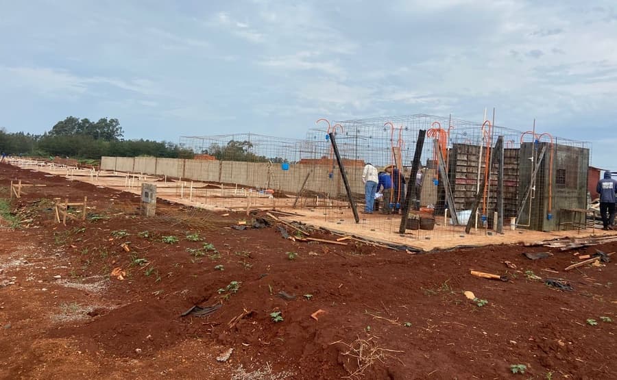 Começa construção da 1ª etapa do Residencial Alvorada com 23 casas financiadas pela Caixa
