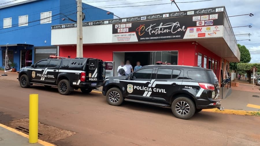 Garagista é preso em Maracaju por fraude e estelionato na compra e venda de carros