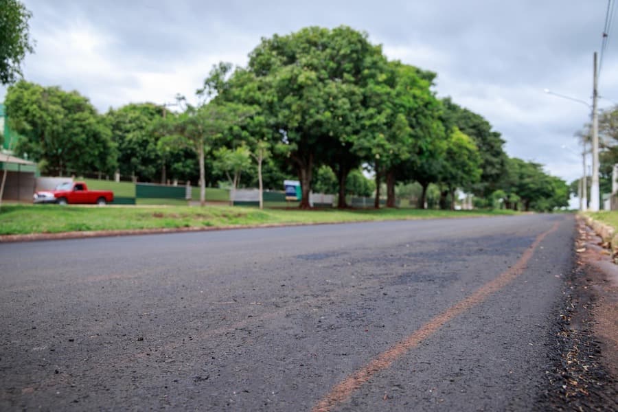 Em Maracaju, prefeitura realiza recapeamento de trecho da Av. João Pedro Fernandes