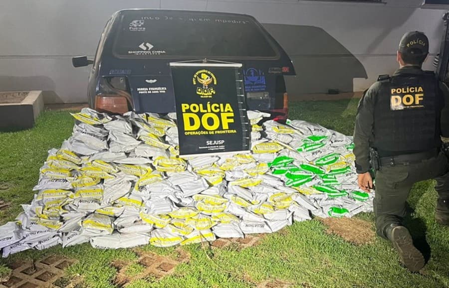 Homem de 41 anos é preso com mais de 500 Kg de defensivos agrícolas contrabandeados