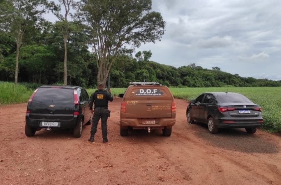 Dois veículos são recuperados pelo DOF durante fiscalização na MS-164 em Maracaju